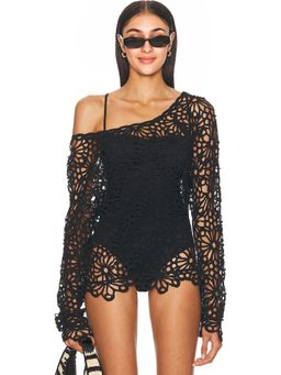 Norma Kamali - for FWRD Off Shoulder Raglan Top