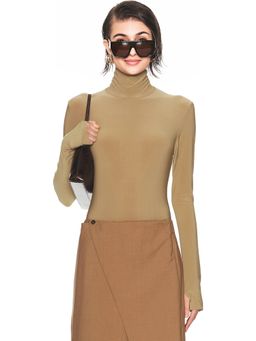 Norma Kamali - Long Sleeve Turtleneck Bodysuit
