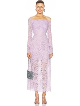 RABANNE - Off The Shoulder Lace Dress