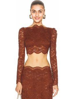 RABANNE - Lace Off Shoulder Top