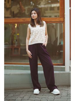 FREAKINS - Basic Burgundy Korean Pants