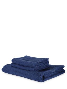 KOPA - 3Pc Quick Dry 100% Cotton Soft Terry Towel -1Pc Bath, 2Pc Hand D'Ross Solid