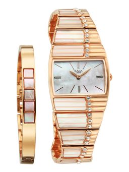 Titan - Raga Power Pearls 2.0 Quartz Watch with Bracelet (2809Wm01F) (Medium)