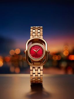 Titan - Raga Paris with Love Quartz Analog Red Watch (2839Wm01) (Medium)