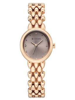 Titan - Serein Quartz Analog Silver Watch (95386Wm01) (Medium)