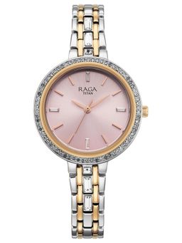 Titan - Raga Spotlight 2.0 Quartz Analog Pink Watch (95424Km01) (Medium)