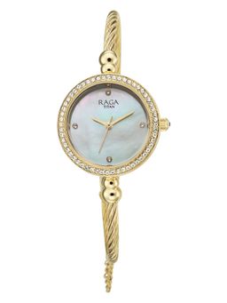 Titan - Raga Spotlight 2.0 Quartz Analog Silver Watch (95425Ym01) (Medium)