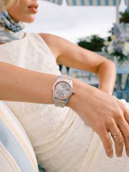 ELLE - Women Metal Round Grey Watch-El-Et-Dtb