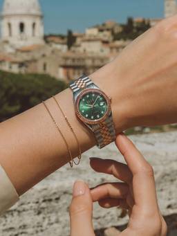 ELLE - Women Metal Round Teal Watch-El-Et-Dtg