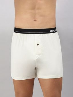 Tailor and Circus - Men Boxer Mid Waist White
