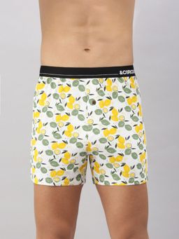 Tailor and Circus - Men Boxer Mid Waist White