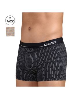Tailor and Circus - Men Trunk Multi-Color Mid Waist (Pack of 2)