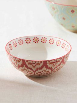 Chumbak - Ikat Fusion Dessert Bowl Red