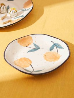 Chumbak - Marigold Quarter Plate Handpainted