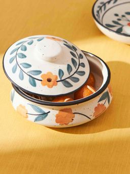 Chumbak - Marigold Casserole Handpainted