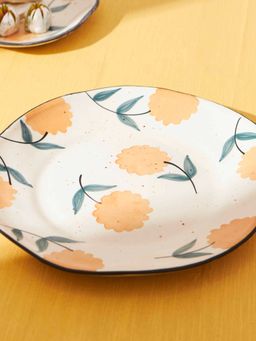 Chumbak - Marigold Dinner Plate Handpainted