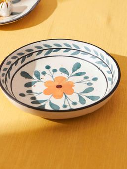 Chumbak - Marigold Pasta Dish Handpainted