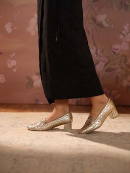 ERIDANI - Anvy Classic Gold Loafers