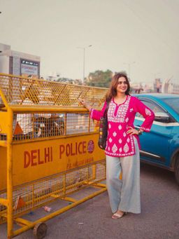 Gahan - Womens Viscose Rayon Straight embroidery Printed Tunic