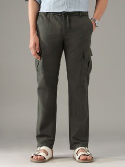 Arrow Sports - Green Men Mid Rise Spring Sorbet Cargo