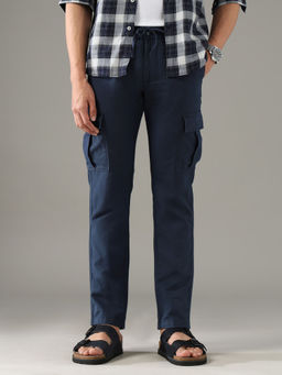 Arrow Sports - Blue Men Slim Fit Spring Sorbet Cargo