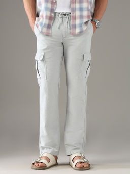 Arrow Sports - Grey Men Mid Rise Spring Sorbet Cargo