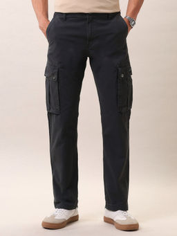 U.S. Polo Assn. Denim Co. - Pure Cotton Grey Straight Fit Twill Cargo