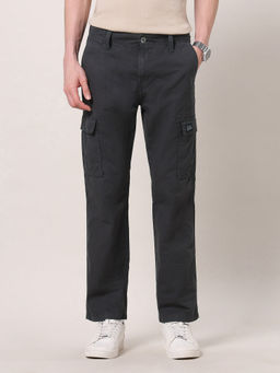 U.S. Polo Assn. Denim Co. - Charcoal Straight Fit Cargo