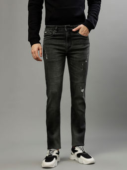 LINDBERGH - Men Solid Grey Skinny Fit Jeans