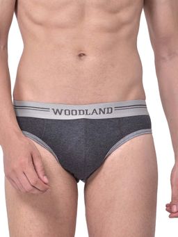 WOODLAND - Men's Casualwear Cotton Spandex Anthra/Grey Brief