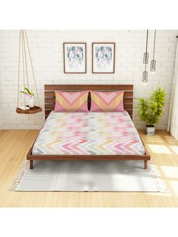 SPACES - 100% Cotton Fitted King Soft Feel Skin Safe Breathable