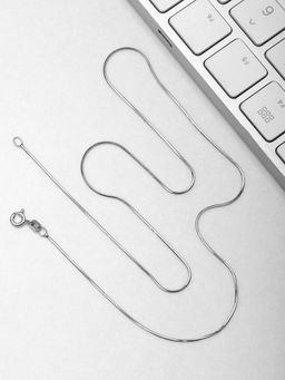 Zavya - Subtle Elegance Rhodium Plated Women's Chain