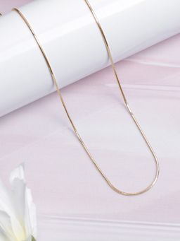 Zavya - Serpentine Elegance Rose Gold-Plated 925 Sterling Silver Snake Chain