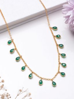 Zavya - Gilded Harmony Gold-Plated 925 Sterling Silver Necklace Chain