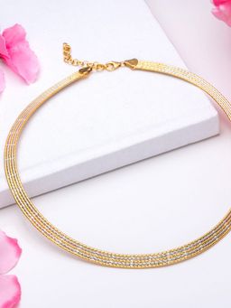 Zavya - Radiant Layered Dual-Plated 925 Sterling Silver Necklace