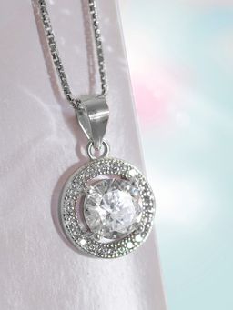 Zavya - Alexis Halo 925 Silver Necklace