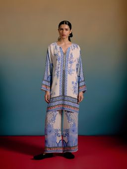 Shetab Kazmi - Dove Floral Multi-Color Co-Ord Set