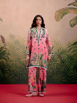 Shetab Kazmi - Luma Floral Pink Co-Ord Set