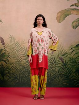 Shetab Kazmi - Raya Floral Multi-Color Co-Ord Set