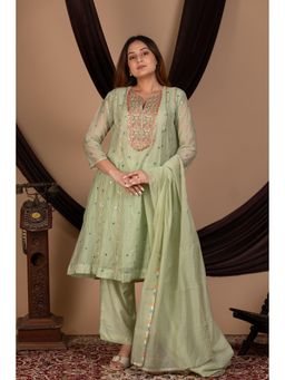 Rizabella - Aafreen Embroidered Kurta with Pant and Dupatta