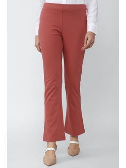 Van Heusen - Maroon Solid Trousers