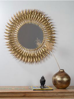 Vedas - M-Sun Leaf Mirror Decor