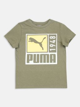 Puma - 1948 Graphic Boys Green T-shirt