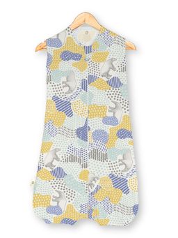 Cocoon Care - Organic Bamboo Sleeping Bag for Baby Boys and Girls, Patchy Print