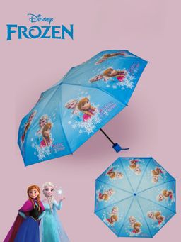 Yellow Bee - Disney Frozen Elsa & Anna Printed Umbrella, Blue