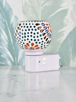 SOWPEACE - Serenity Mosaic Electric Camphor Lamp & Oil Diffuser - Plug-In Night Light
