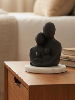 Homearte - Unity Family Decorative Sculpture Black