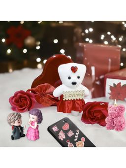 Special You - Valentine Gift Combo For Women - Candle, Teddy, Mini & Sticker