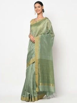 Fabindia - Cotton Silk Chanderi Woven Sari