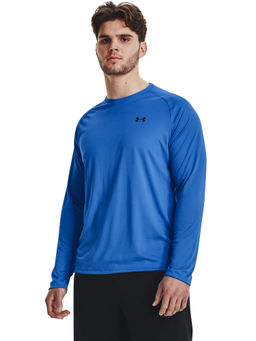 Under Armour - Men Tech Long Sleeve T-Shirt - Blue
